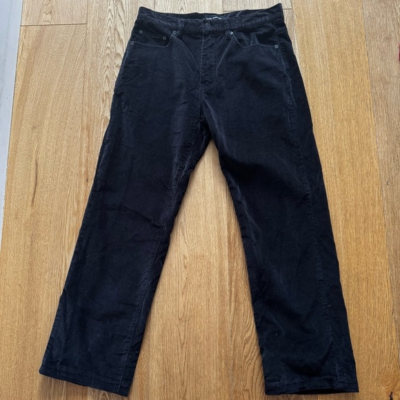 CLUB MONACO BLACK MICRO CORDUROY JEANS SIZE 31 - Picture 3 of 11